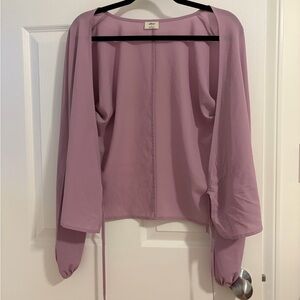 Aritzia Wilfred Mauve Blouse